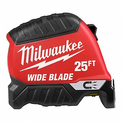 MILWAUKEE 48221225M Tape Measure 25 ft L Blade SAE
