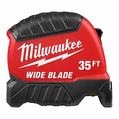 MILWAUKEE 48221235 Tape Measure 35 ft L Blade SAE