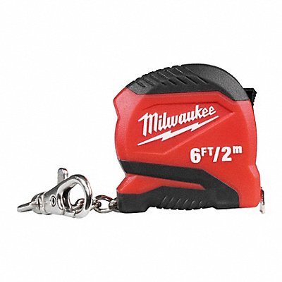 MILWAUKEE 48221706 Tape Measure 6 ft L Blade SAE