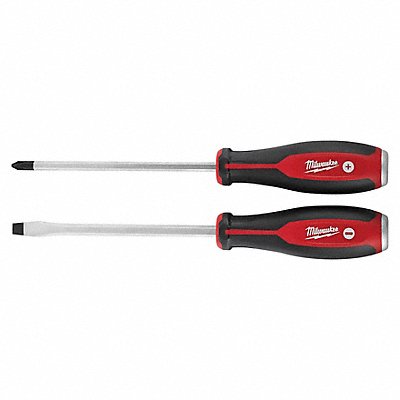 MILWAUKEE 48222702 Scrwdrvr Set Comfrt Tri-Lobe Hndl 2 pcs.