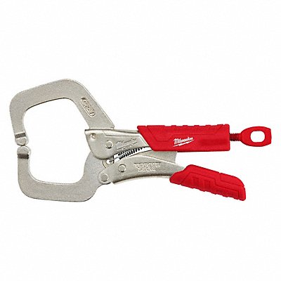 MILWAUKEE 48223632 6 in Lock Clamp w/Reg Jaws Durable Grip