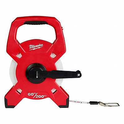 MILWAUKEE 48225360 60m/200 Fiberglass Open Reel Long Tape