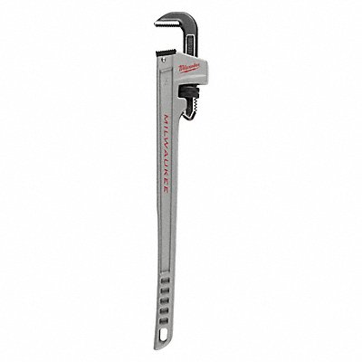 MILWAUKEE 48227215 Pipe Wrench Al 20 1/2 in L 2.85 lb