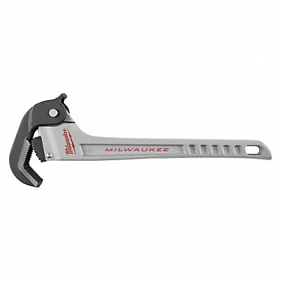 MILWAUKEE 48227418 Pipe Wrench Al 17 1/20 in L 20.97 lb