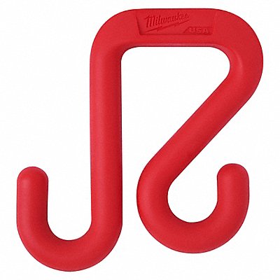 MILWAUKEE 48228292 Bucket Hook Red 3/4 D 6 L 5-1/2 W