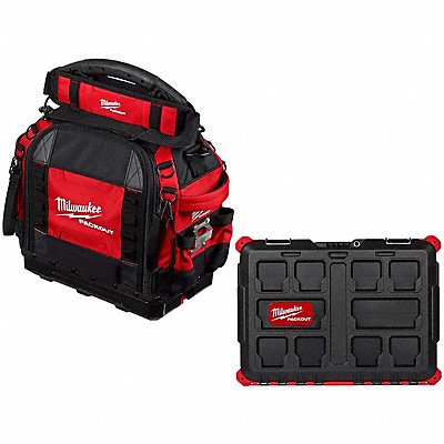 MILWAUKEE TOOL  EQUIPMENT 48-22-8316, 48-22-8424 PACKOUT 15 Structured Bag + Tool Box