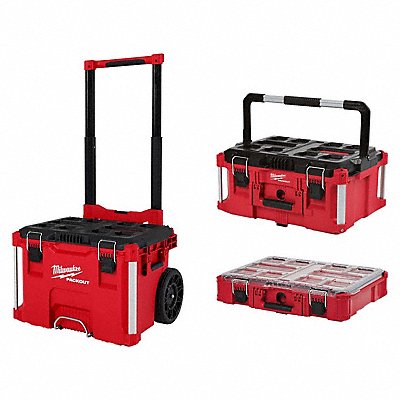 MILWAUKEE 4.82284274822842E+23 Rolling Tool Box Lg. Tool Box Organizer