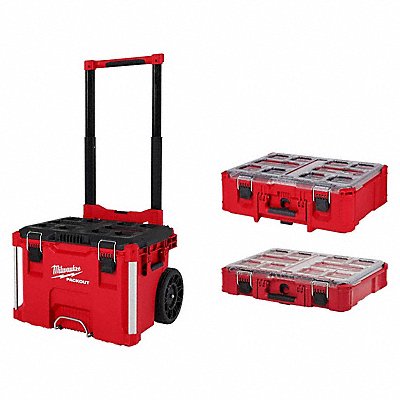 MILWAUKEE 4.82284274822843E+23 Rolling Tool Box Lg. Organizer Organizer
