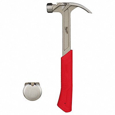 MILWAUKEE 48229018 16oz Smooth Face Hybrid Claw Hammer