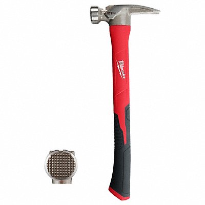 MILWAUKEE 48229320 21oz Milled Face Poly/Fiberglass Hammer