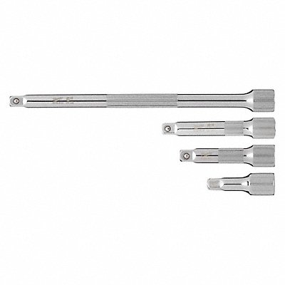 MILWAUKEE 48229340 Socket Extension Set 1/4 Drive 4 Pieces