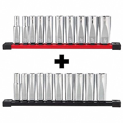 MILWAUKEE 4822940548229500 SAE Deep Well Sockets 10pc 3/8
