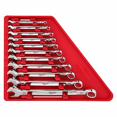 MILWAUKEE 48229411 Combination Wrench Set Chrome STL 3.7 lb