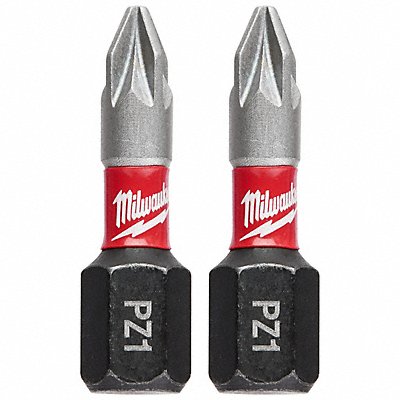 MILWAUKEE 48324431 Insert Bit 1/4 Shank Size 1 Bit L PK2