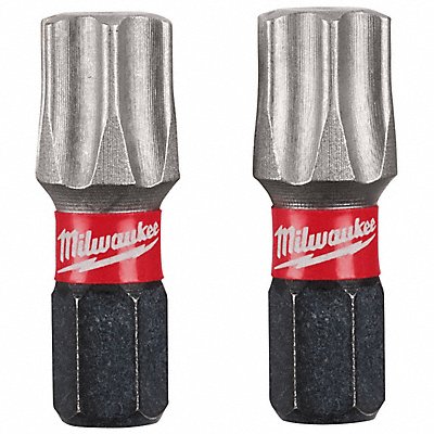 MILWAUKEE 48324989 Insert Bit 1/4 Shank Size 1 Bit L PK2