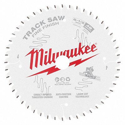 MILWAUKEE 48400627 Track Saw Blade 0.087 Thick Round Arbor