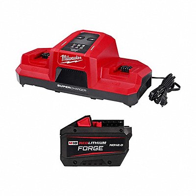 MILWAUKEE TOOL  EQUIPMENT 4.85918154811181E+15 M18 Super Charger + M18 RDL FORGE HD12.0
