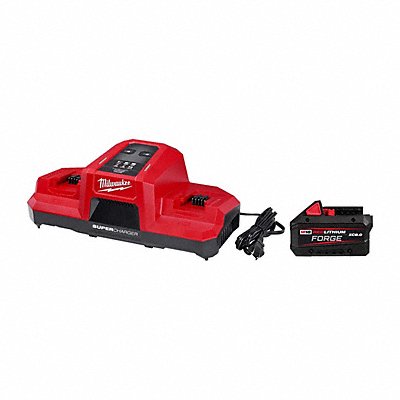 MILWAUKEE 4.85918154811188E+15 M18 Dual Charger + RL FORGE 8.0 Battery