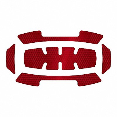 MILWAUKEE 48734603 Hard Hat Label 8 H Polypropylene