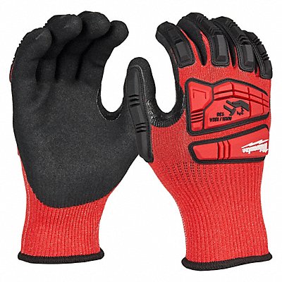MILWAUKEE TOOL  EQUIPMENT 48738132 IMPACT CUT 3 NITRILE DIP GLOVE - L