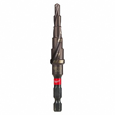 MILWAUKEE 48899242 Step Cone Drill 3/16in to 1/2in Titanium