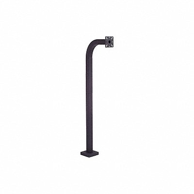 PEDESTAL PRO 489C Gooseneck Pedestal 48 H Black 17 lb.