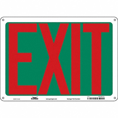 CONDOR 480G73 Safety Sign 10 in x 14 in Polyethylene