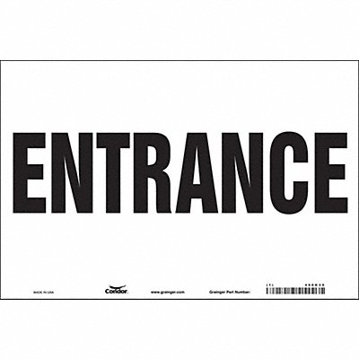 CONDOR 480K30 Safety Sign 24 in x 36 in Vinyl