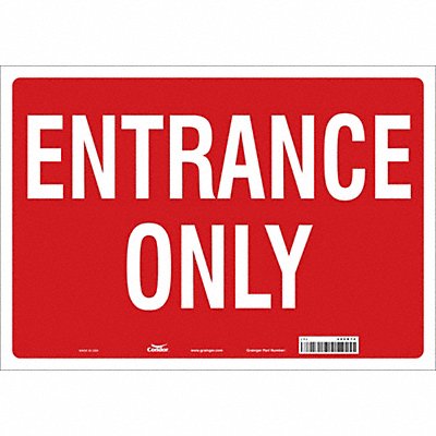 CONDOR 480K74 K1799 Safety Sign 14 in x 20 in Vinyl