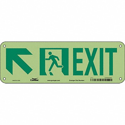 CONDOR 480K97 Safety Sign 7 in x 21 in Aluminum