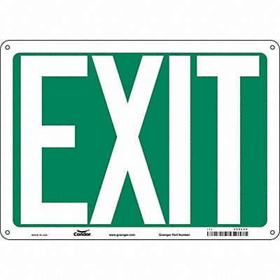 CONDOR 480L54 K1849 Safety Sign 10 in x 14 in Polyethylene