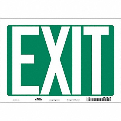 CONDOR 480L55 K1849 Safety Sign 7 in x 10 in Vinyl