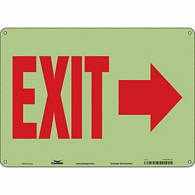 CONDOR 480M25 Safety Sign 10 inx14 in Polyethylene