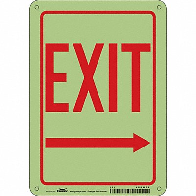 CONDOR 480M34 Safety Sign 10 inx7 in Polyethylene