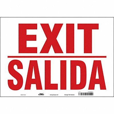 CONDOR 480N01 K1873 Safety Sign 14 in x 20 in Vinyl