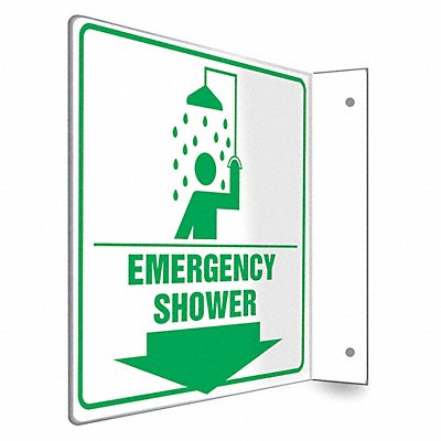 CONDOR 480W26 Safety Sign 8 in x 8 in PETG