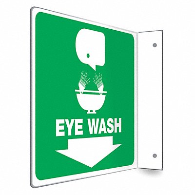 CONDOR 480W31 Safety Sign 8 in x 8 in PETG