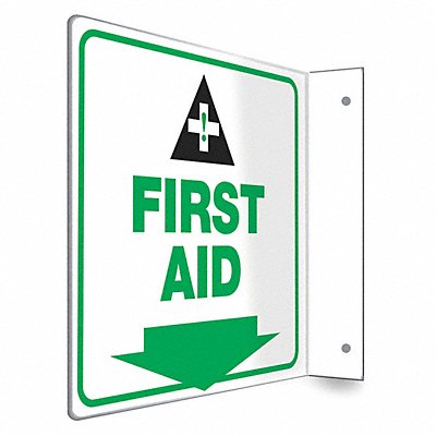CONDOR 480W52 Safety Sign 8 in x 8 in PETG