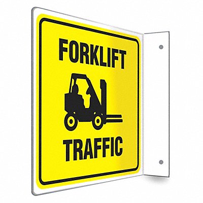 CONDOR 480W62 Safety Sign 8 inx8 in PETG