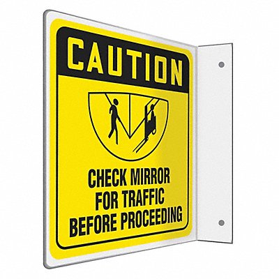 CONDOR 480W63 Safety Sign 8 inx8 in PETG