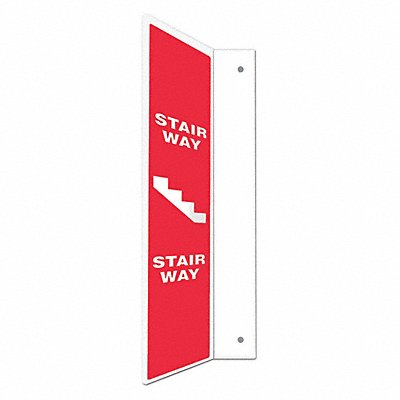 CONDOR 480W86 Safety Sign 24 in x 4 in PETG