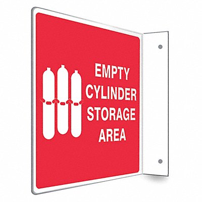 CONDOR 480W87 Safety Sign 8 inx8 in PETG