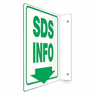 CONDOR 480W93 Safety Sign 12 inx9 in PETG