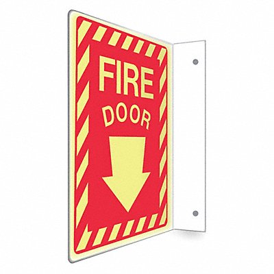 CONDOR 480X15 Safety Sign 12 in x 9 in PETG