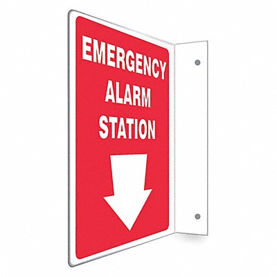 CONDOR 480X21 Safety Sign 12 in x 9 in PETG