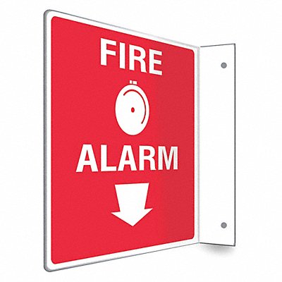 CONDOR 480X28 Safety Sign 8 in x 8 in PETG