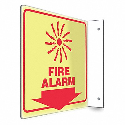 CONDOR 480X32 Safety Sign 8 in x 8 in PETG