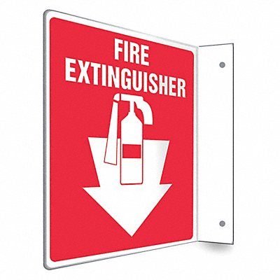 CONDOR 480X37 Safety Sign 8 in x 8 in PETG