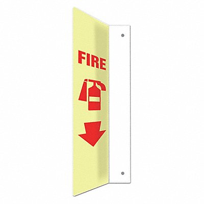 CONDOR 480X46 Safety Sign 18 in x 4 in PETG