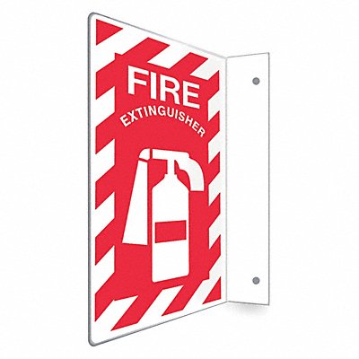 CONDOR 480X51 Safety Sign 24 in x 12 in PETG